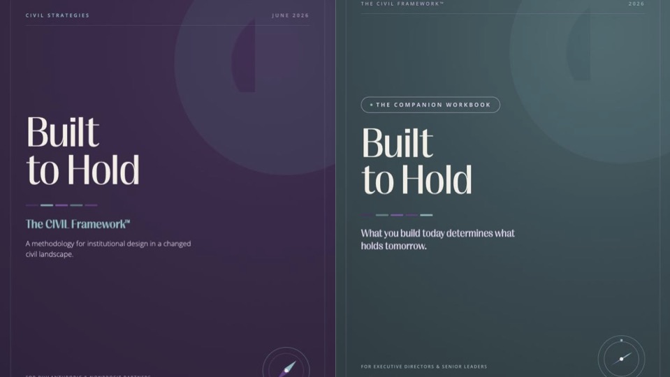 Built to Hold: the book and the companion workbook, shown together